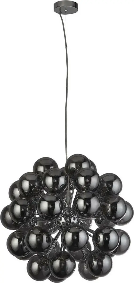 Searchlight Berry Hanglamp - Chroom Smoke