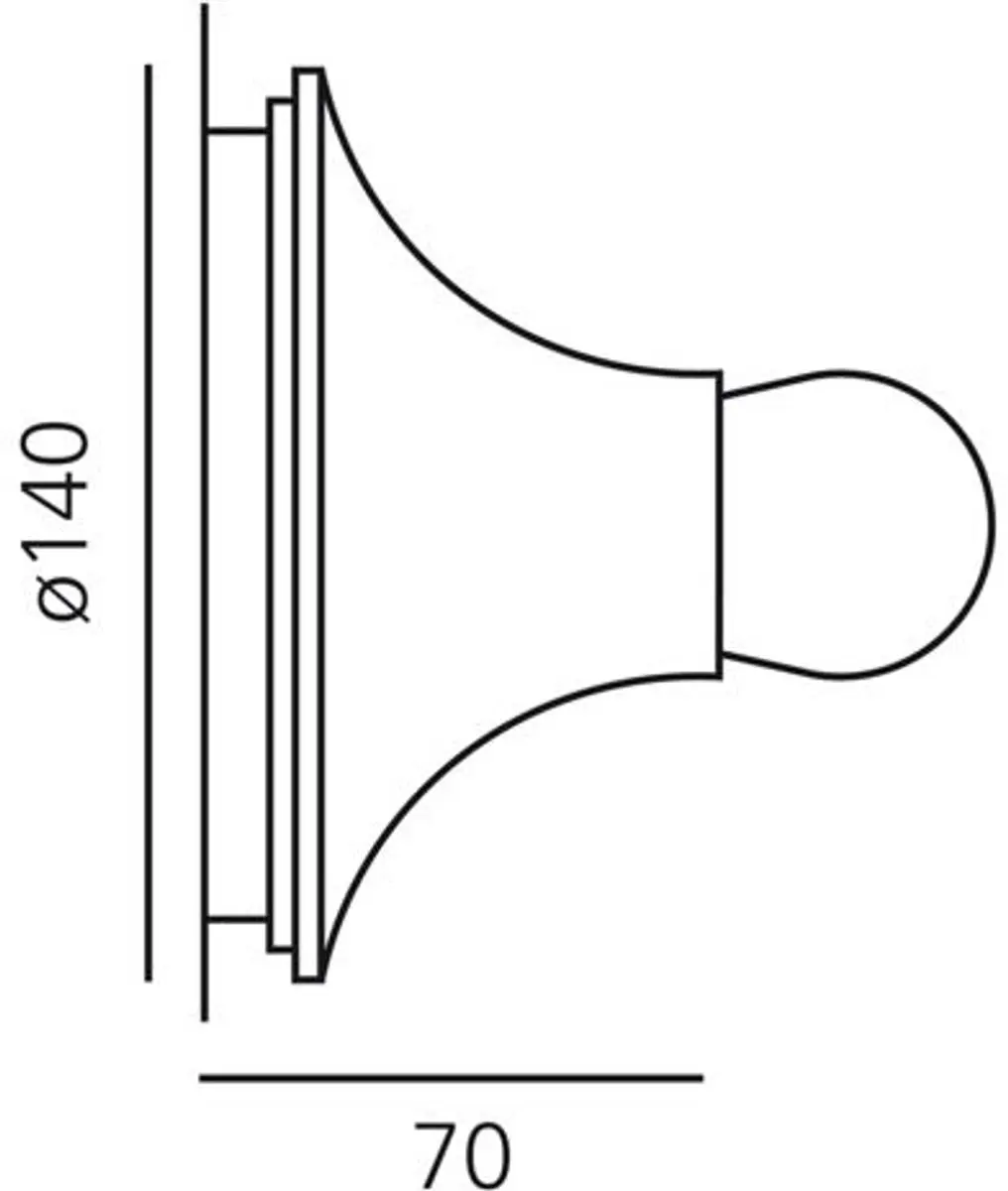 Artemide Teti Wandlamp Donkergrijs
