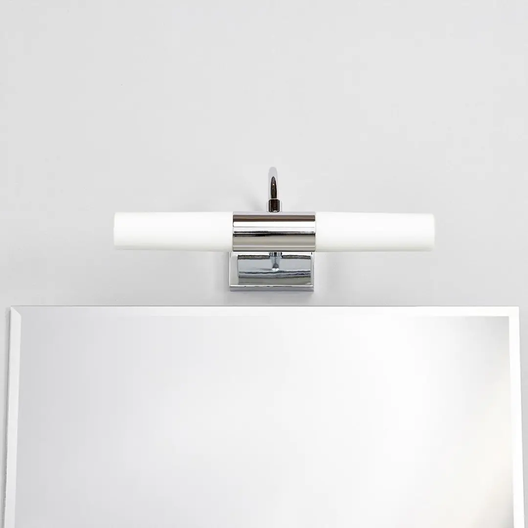 Lindby Wandlamp 2-lichts G9 - Wit gesatineerd/chroom - afbeelding 6 van 6