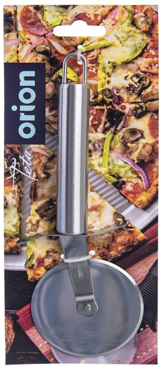 Orion Pizza Mes Staal 20,5cm - Ronde Lente