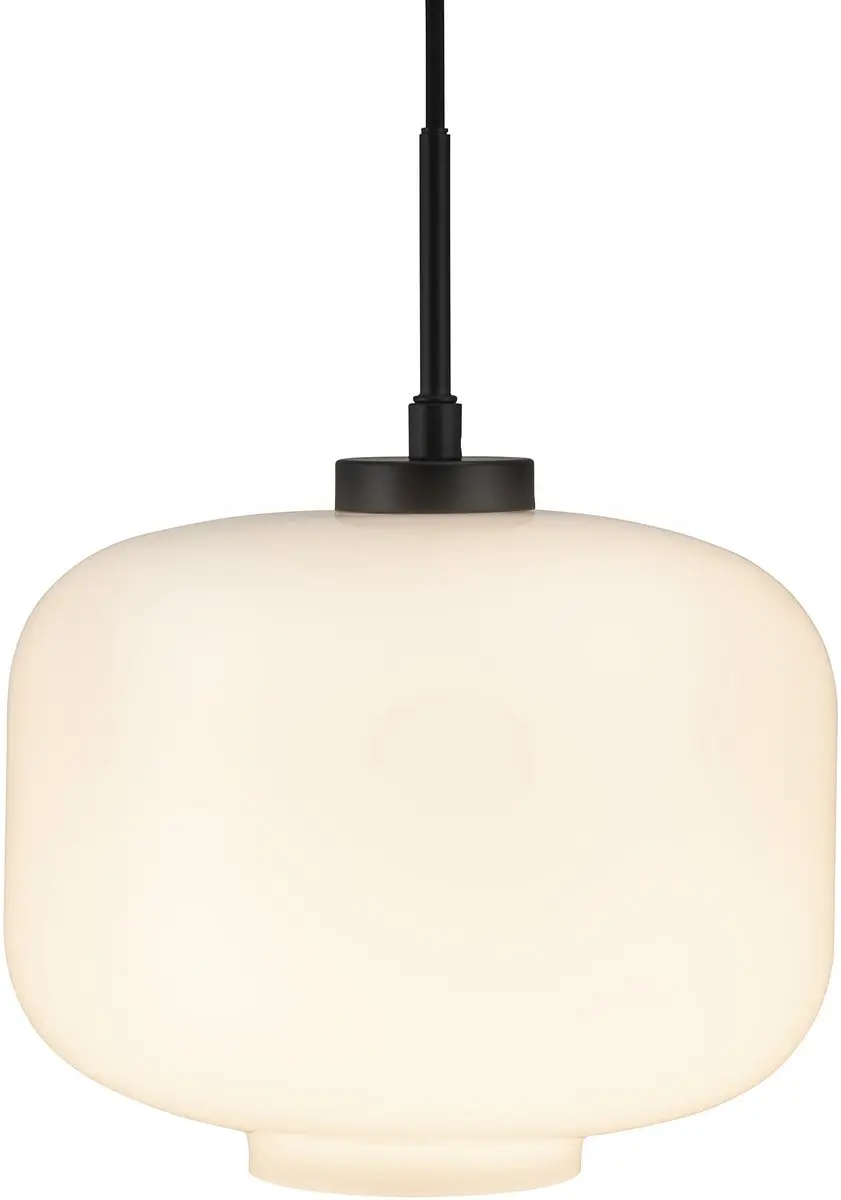 Dyberg Larsen Hanglamp Arp 25x32cm E27 - 25W - Wit/Zwart