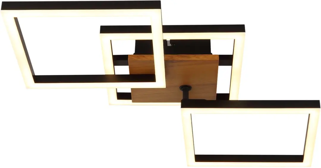 Globo Kerry Plafondlamp LED 31cm - Zwart