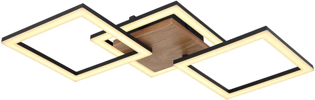 Globo Kerry Plafondlamp LED 31cm - Zwart