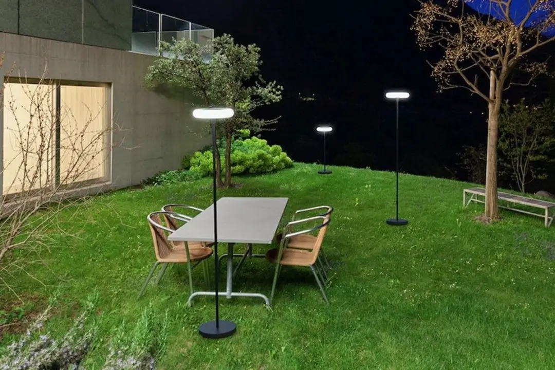 Lutec POPS Solarlamp - 5.1W - Mat Zwart