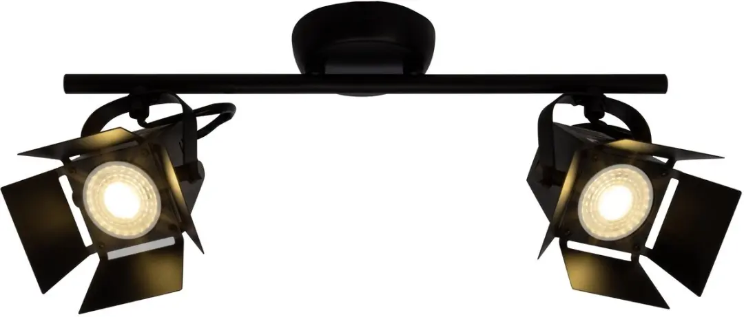 Brilliant MOVIE LED Plafondspot 14cm - Zwart