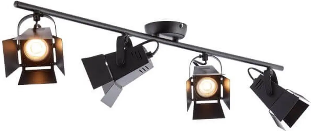 Brilliant MOVIE LED Plafondspot 14cm - Zwart