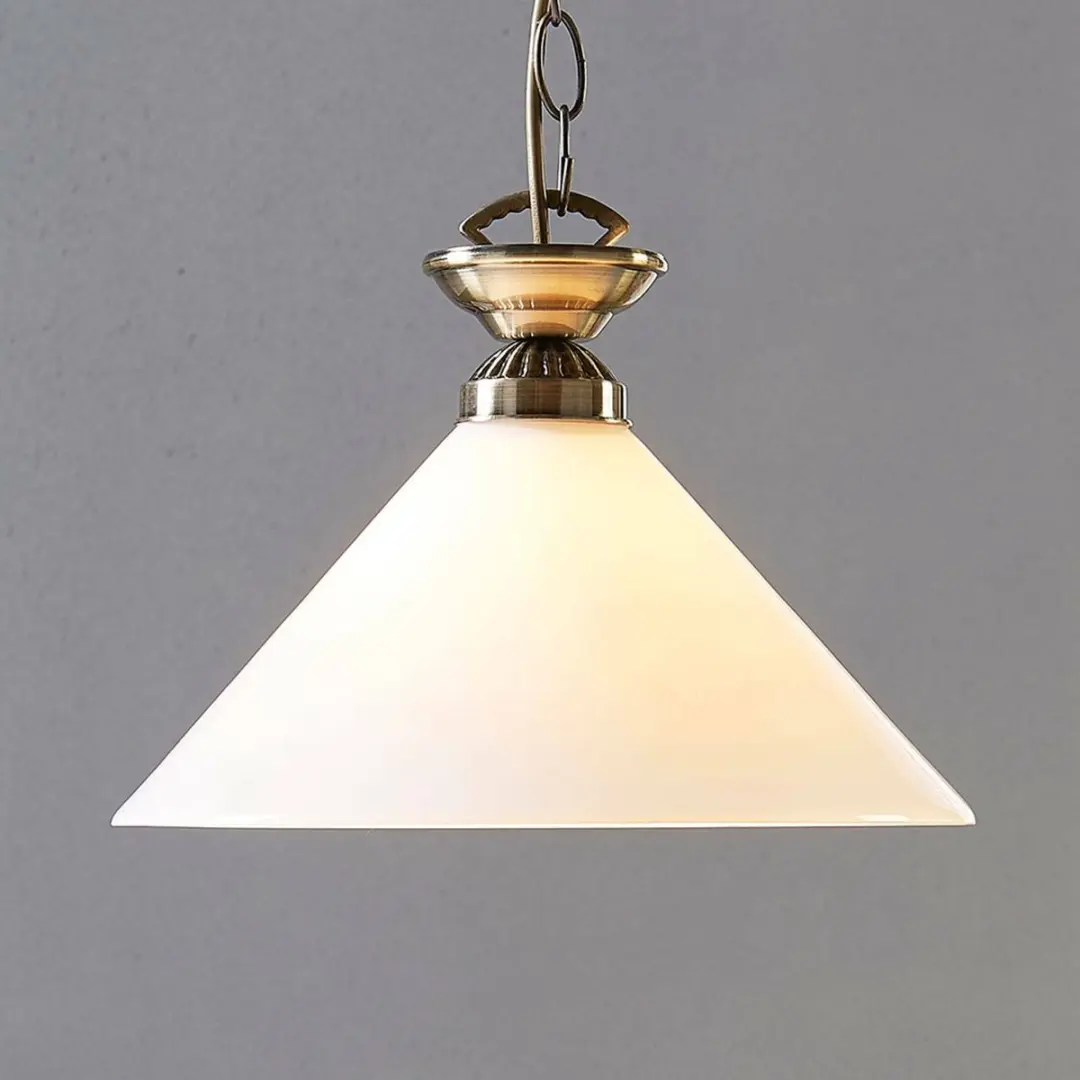 Lindby Hanglamp Glas Metaal E27