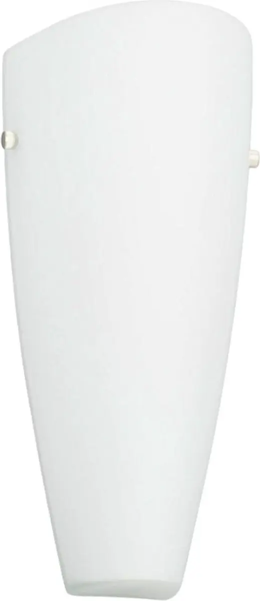 Lindby Wandlamp Glas Metaal 1xE27 - 31cm - Oplawit/Gesatineerd Nikkel