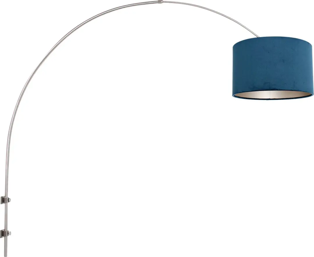 Steinhauer Gramineus Wandlamp - 145cm - Blauw/Zilver
