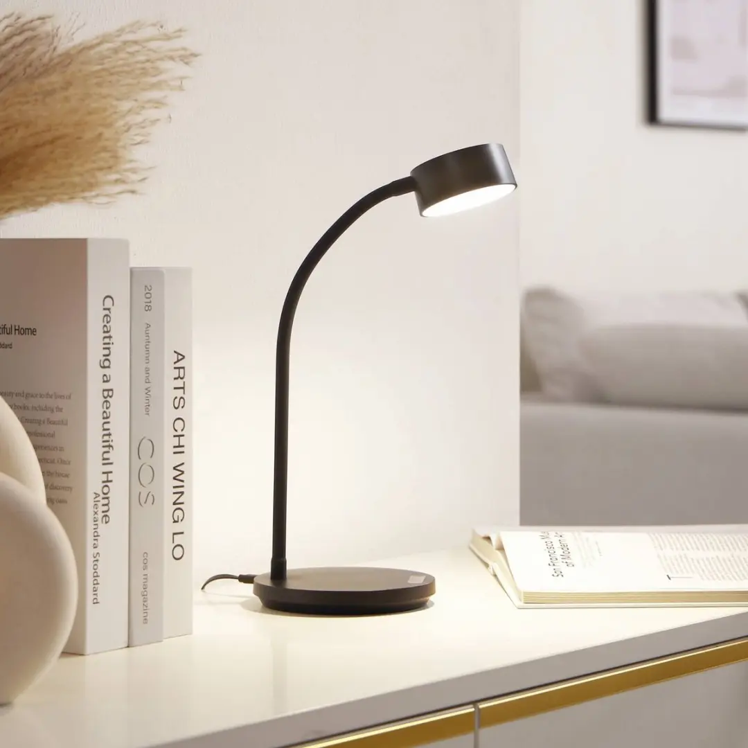 Lindby Bureaulamp met Dimmer 3.1W - Zwart