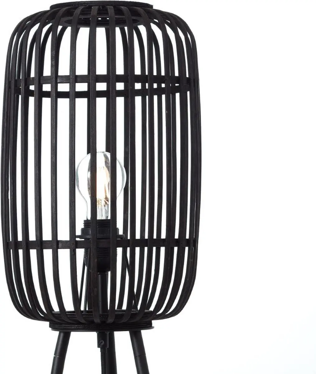 Brilliant WOODROW Vloerlamp - Zwart