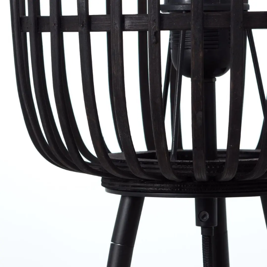 Brilliant WOODROW Vloerlamp - Zwart