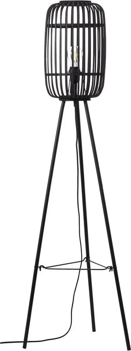 Brilliant WOODROW Vloerlamp - Zwart