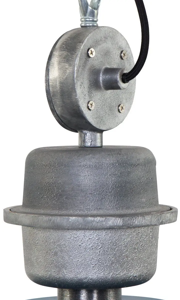 Steinhauer Hanglamp Bikkel 7586PE - Industrieel - 1 Lichtpunt - Blauw/Zilver