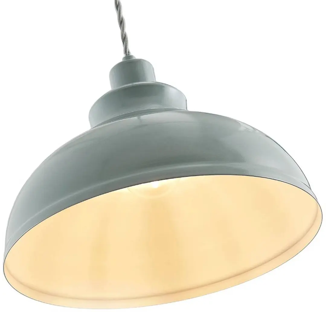 Lindby Hanglamp Metaal 19.7cm - Lichtblauw