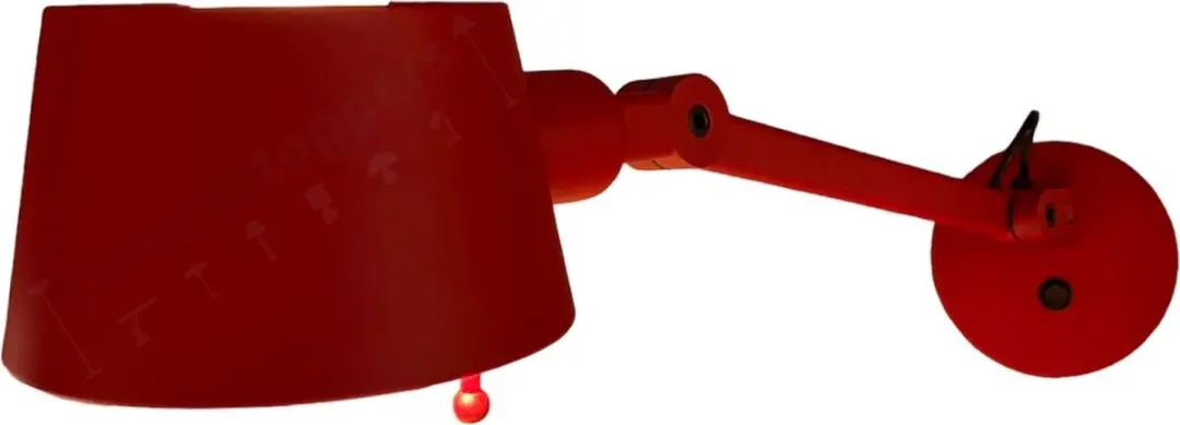 Freelight Wandlamp Sovrano L 61cm - Rood