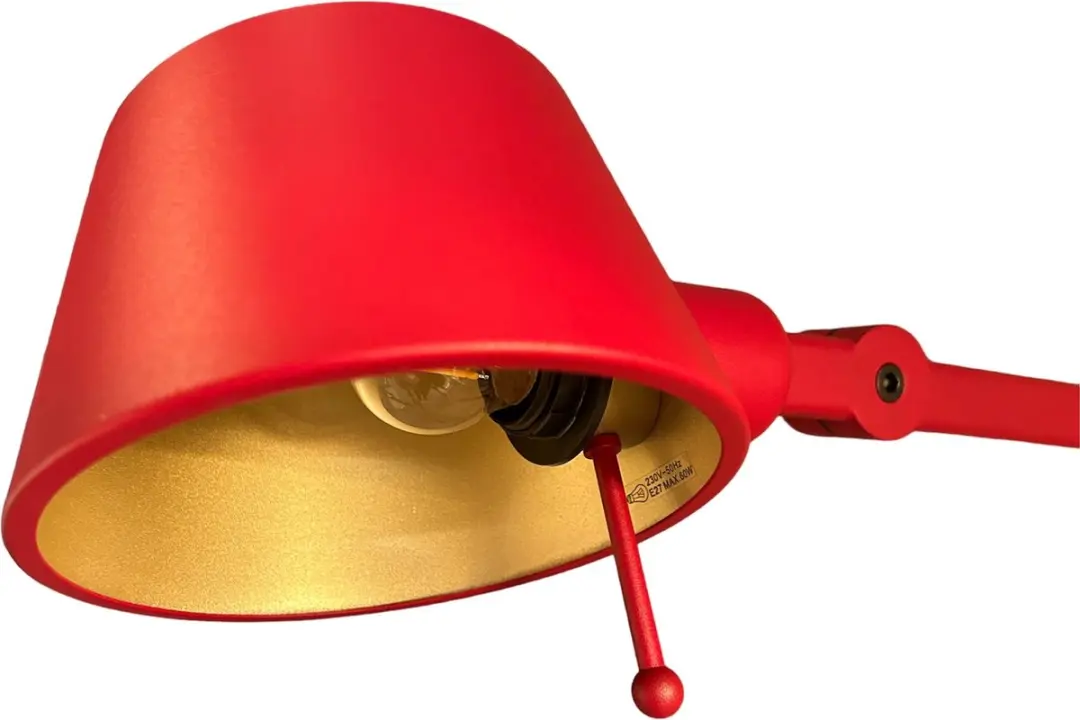 Freelight Wandlamp Sovrano L 61cm - Rood