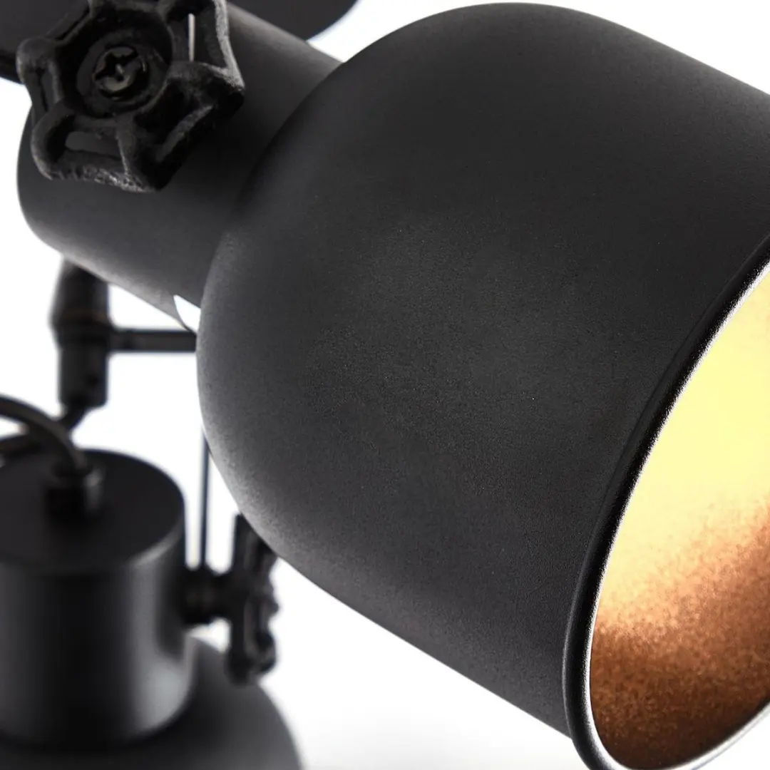 Brilliant Plafondspot 2x - Zwart