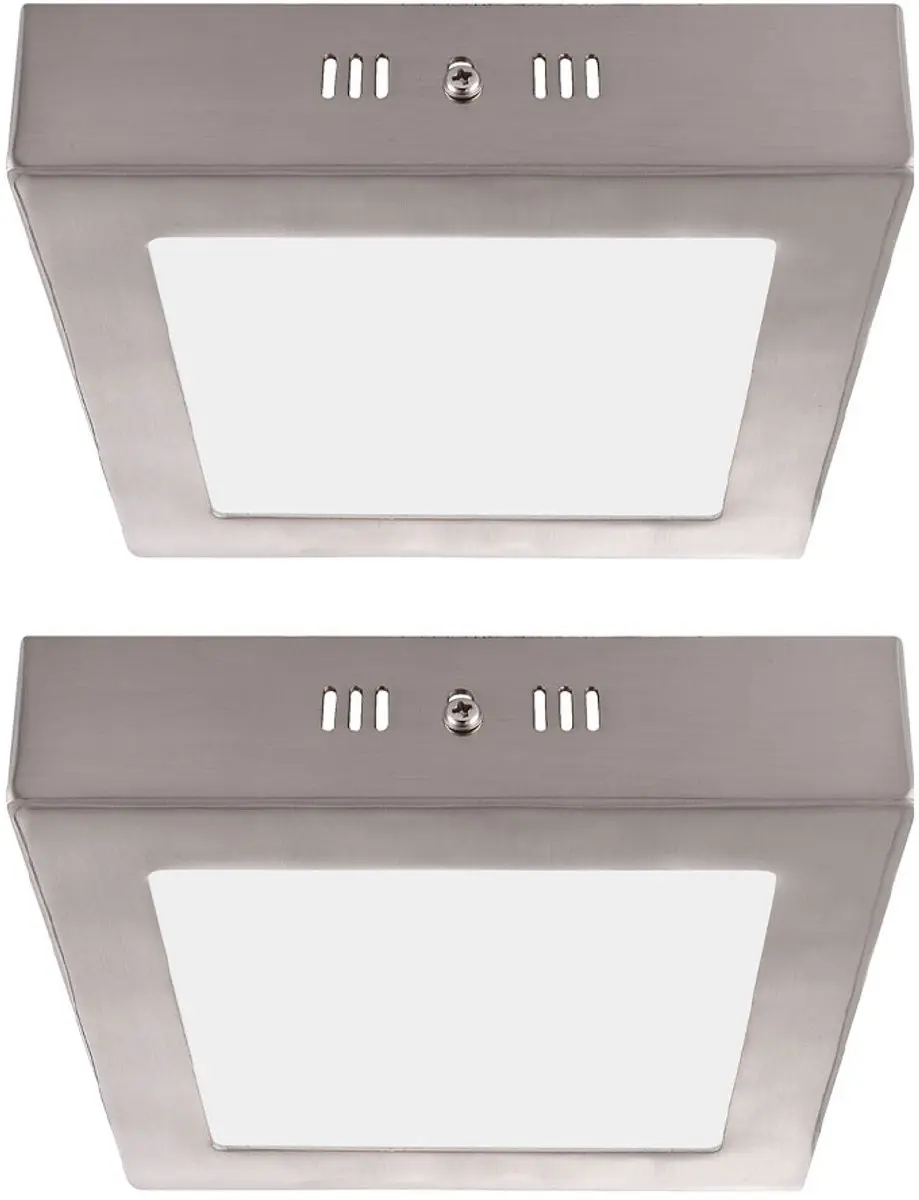 Globo LED Plafondlamp Vierkant 6W 400lm Warm Wit