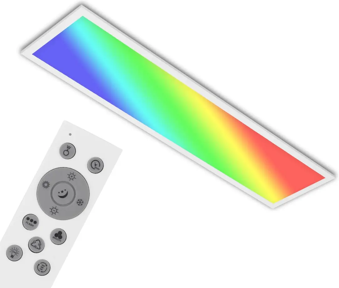 Briloner Colour LED Plafonnière 24W - 100cm - RGBW - Wit