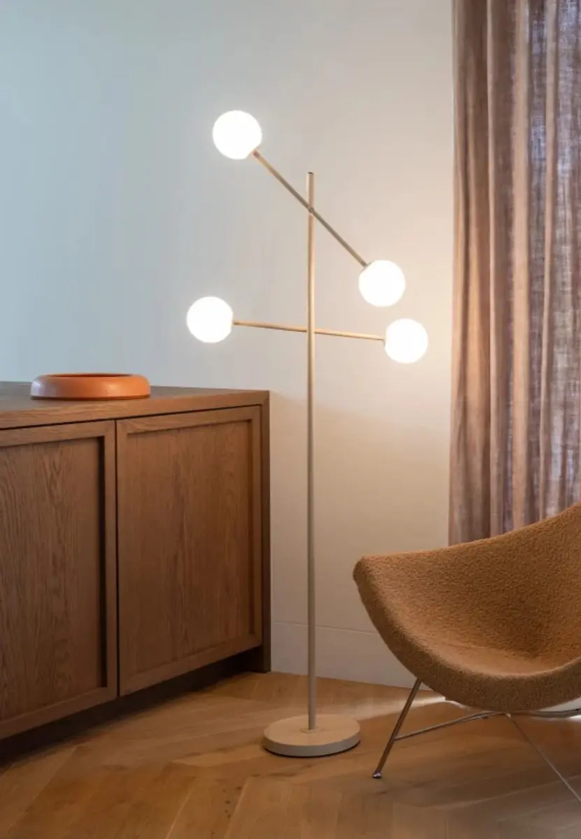 it's about RoMi Copenhagen Vloerlamp - 4x10W - Beige