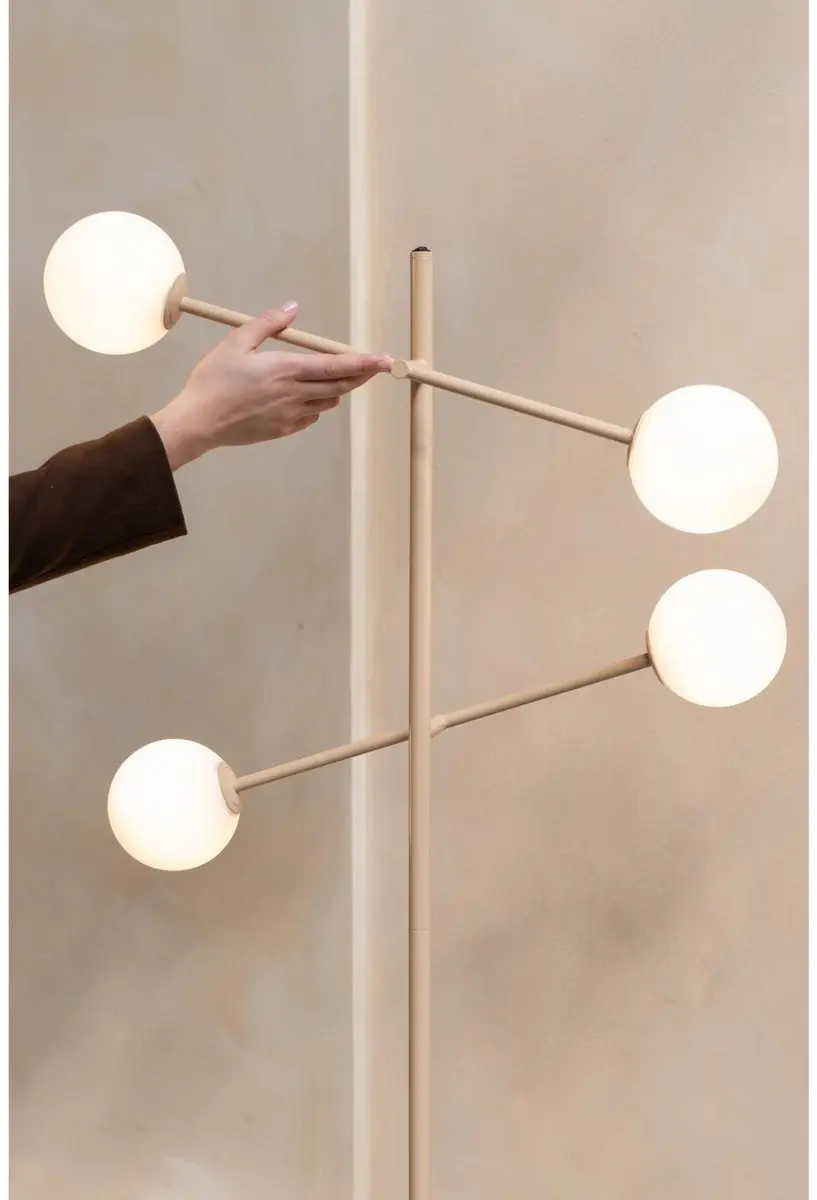 it's about RoMi Copenhagen Vloerlamp - 4x10W - Beige - afbeelding 6 van 6