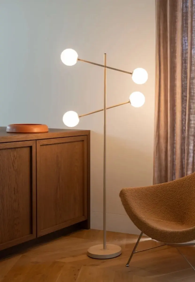 it's about RoMi Copenhagen Vloerlamp - 4x10W - Beige