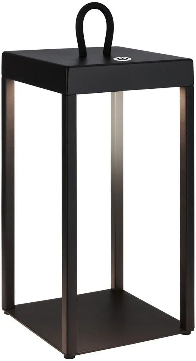 Briloner Luca Oplaadbare Tafellamp - IP44 - 3000K - Zwart