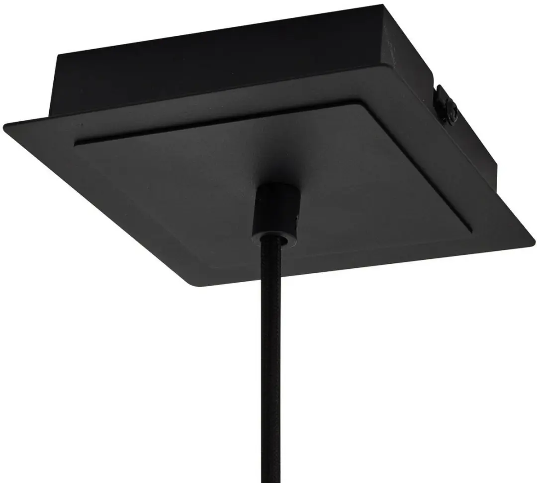 Lindby Hanglamp Metaal GU10 10W - Zwart