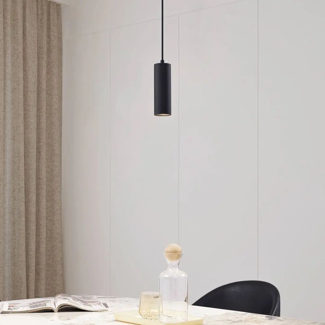 Lindby Hanglamp Metaal GU10 10W - Zwart