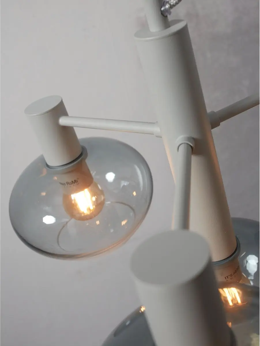 it's about RoMi Hanglamp Bologna Grijs - 4x30W - afbeelding 6 van 6