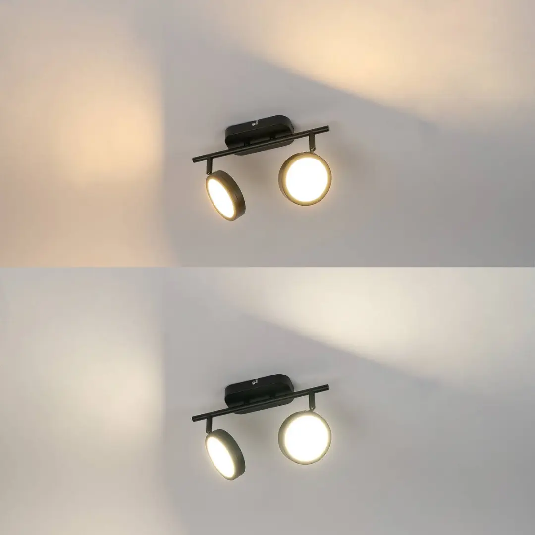 Lindby Buitenspot 2 Lichtpunten GX53 - 12W - Zwart