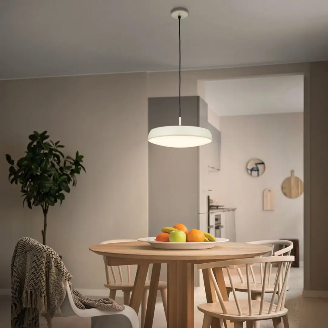 Briloner Nala LED Hanglamp - 2700K - Ø35x120cm - Grijs/Koffie