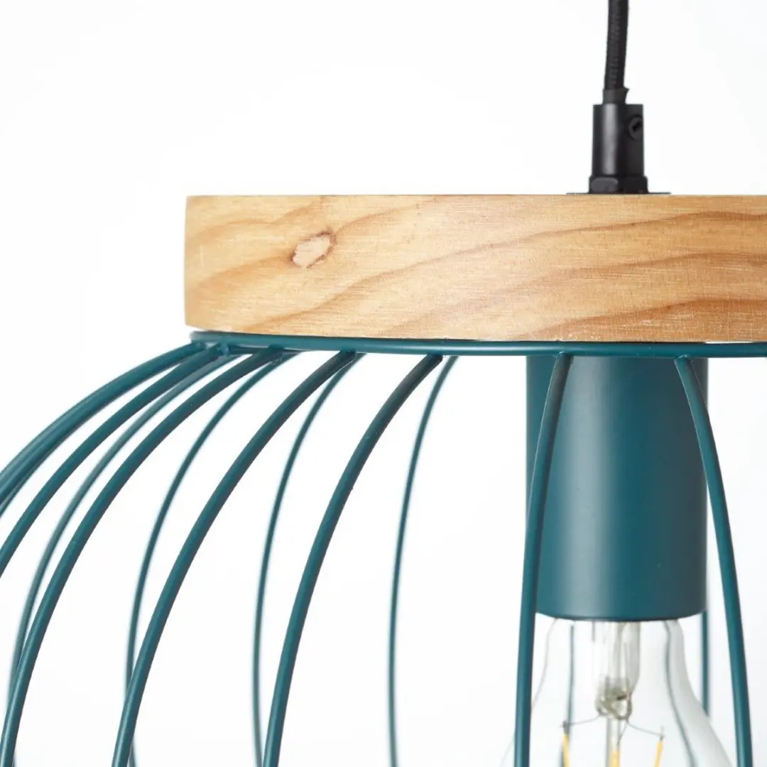 Brilliant Sorana Hanglamp - 1-vlammig Turkoois - 40W E27