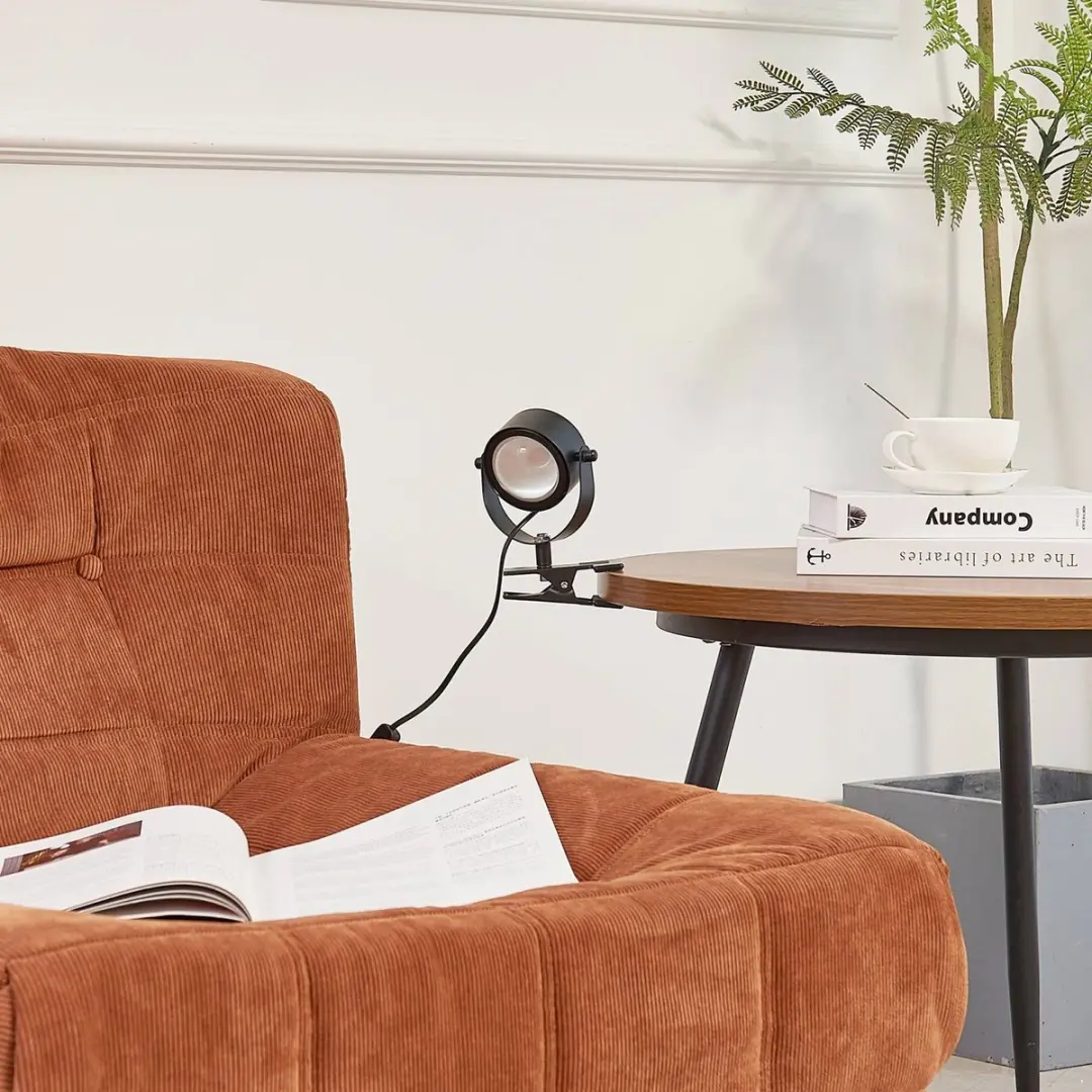 Lindby Klemlamp GX53 11W - Zwart mat