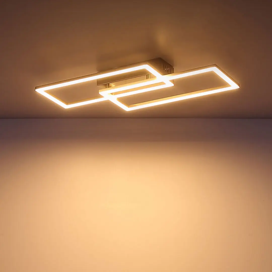 Globo LED Plafondlamp 40W 2280lm - 52x24cm Zilver