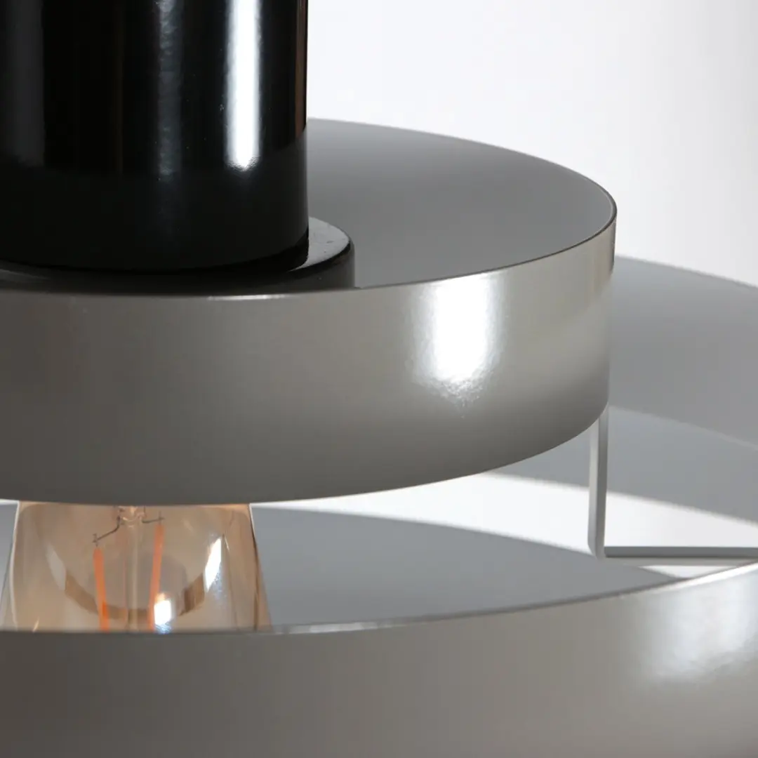 Steinhauer Halo Cirque Hanglamp 4217GR - 40W - Ø50cm - Grijs