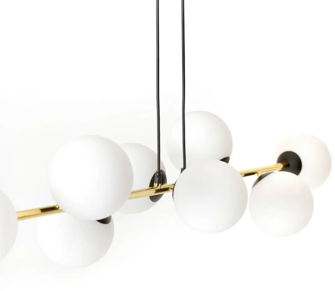 Euluna Hanglamp 8-Licht Staal Glas