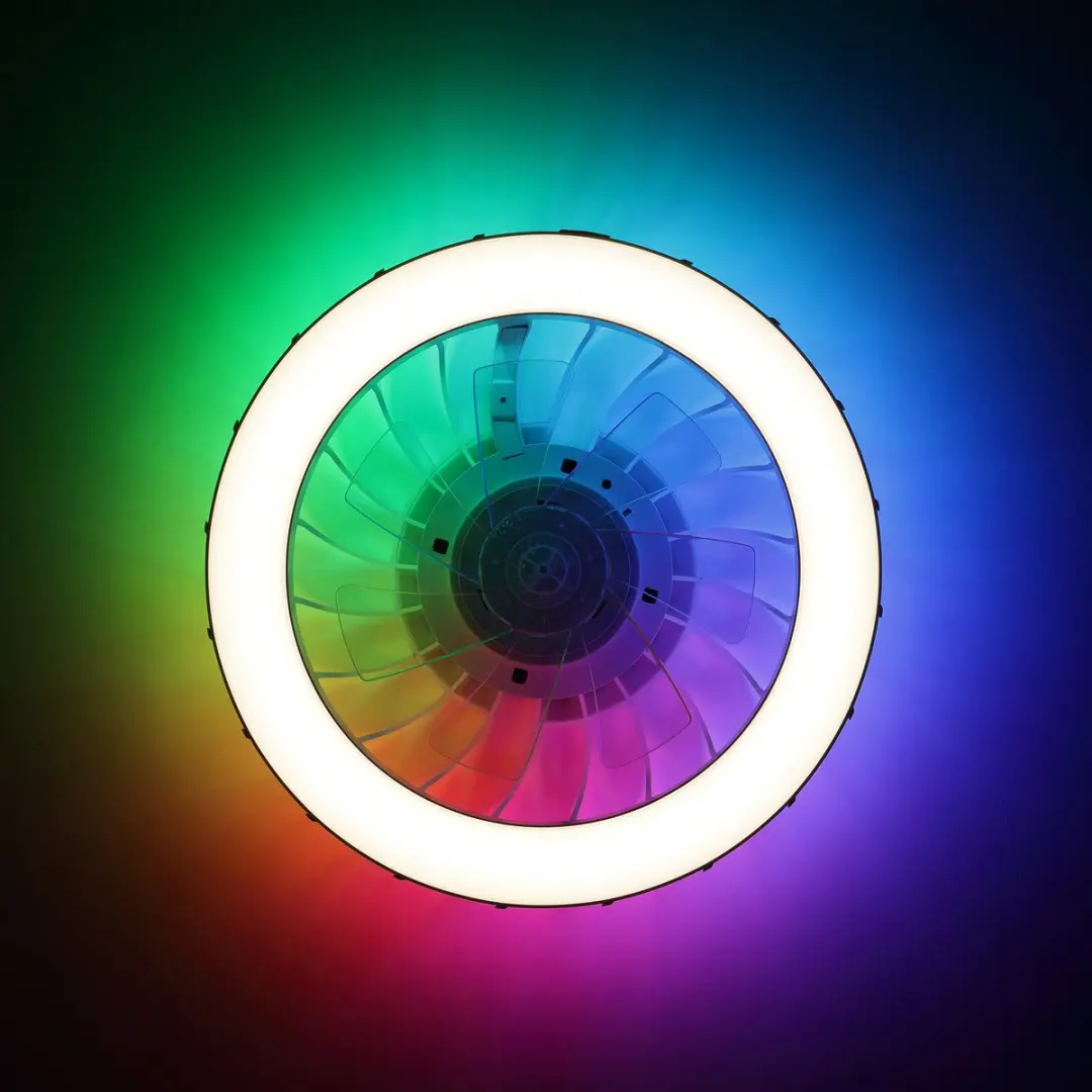 Brilliant Fanora Plafondventilator 46cm - 7 Bladen - 30W LED - Wit