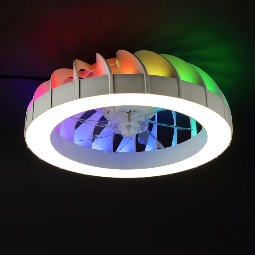 Brilliant Fanora Plafondventilator 46cm - 7 Bladen - 30W LED - Wit