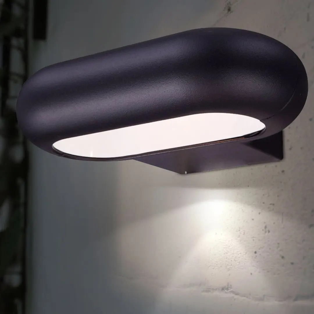 Globo 34180 Wandlamp LED Gevelverlichting - 3000K - Grijs