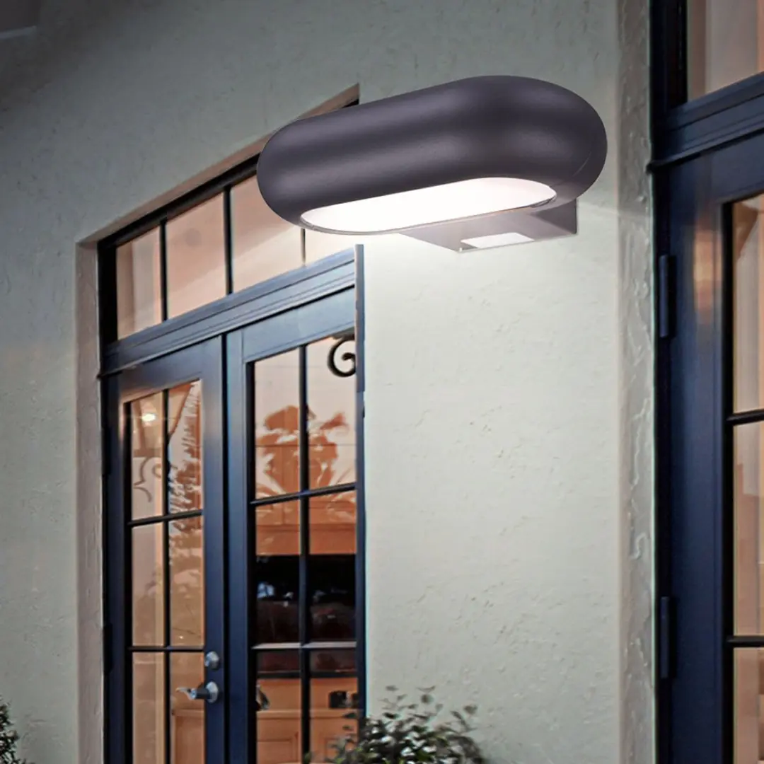 Globo 34180 Wandlamp LED Gevelverlichting - 3000K - Grijs - afbeelding 6 van 6