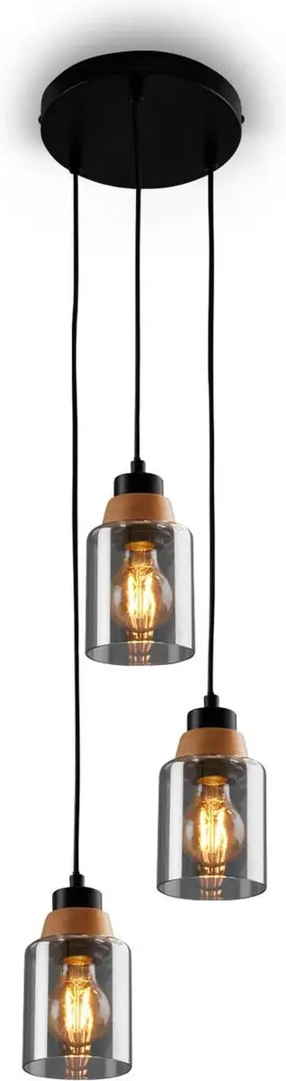 Briloner Royk 3-lichts Hanglamp
