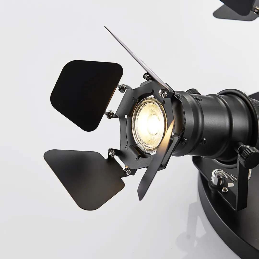 Lindby Plafondlamp 3xGU10 54cm - Zwart