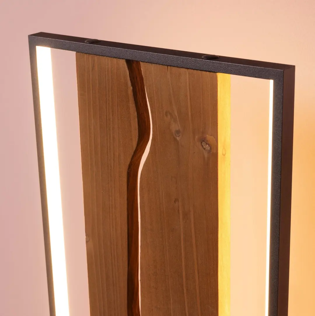 Brilliant Plafondlamp E27 16W - Hout/Zwart