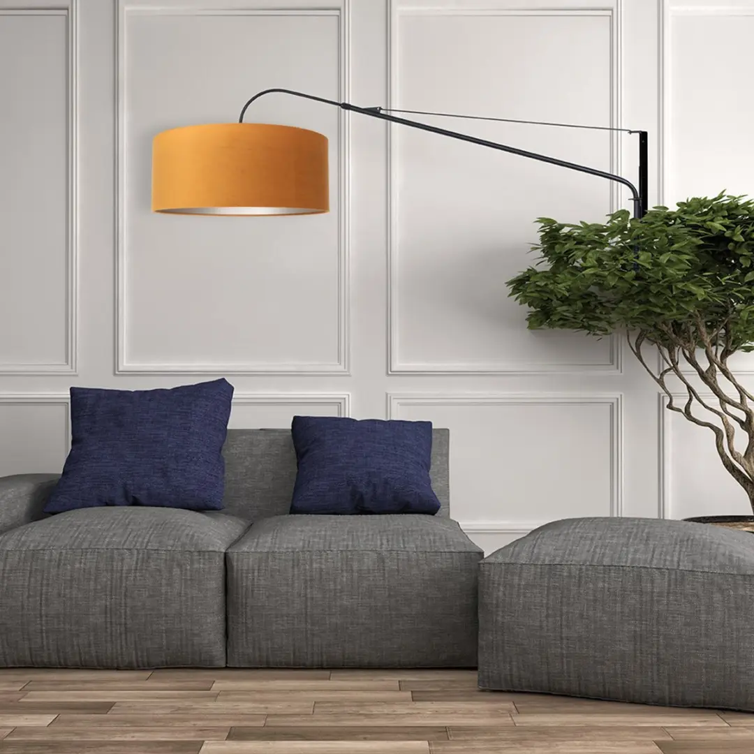 Steinhauer Wandlamp 8135ZW - Goud/Zwart - 50cm - afbeelding 6 van 6