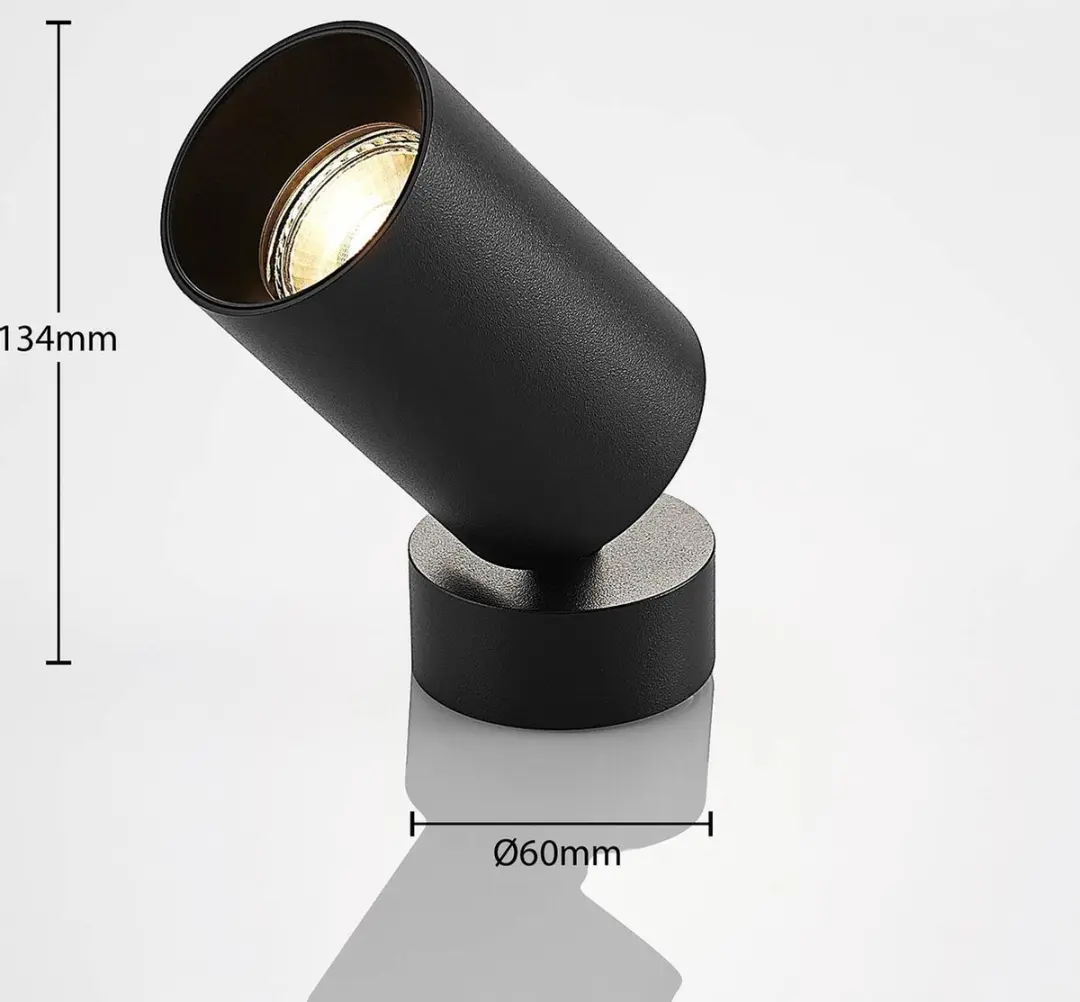 ARCCHIO Buitenspot 1 Licht GU10 - 8W - Zwart - afbeelding 6 van 6