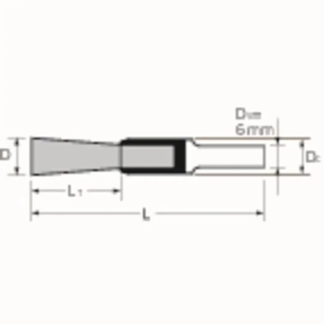 Pferd PBGS INOX Verfkwast Ø10mm - 0.35mm Draad - 10 Stuks