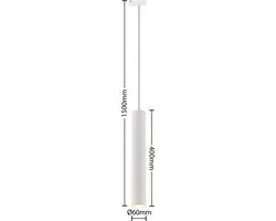 Lindby 1-fase Railverlichting 1 Lichtpunt GU10 - 10W - Wit