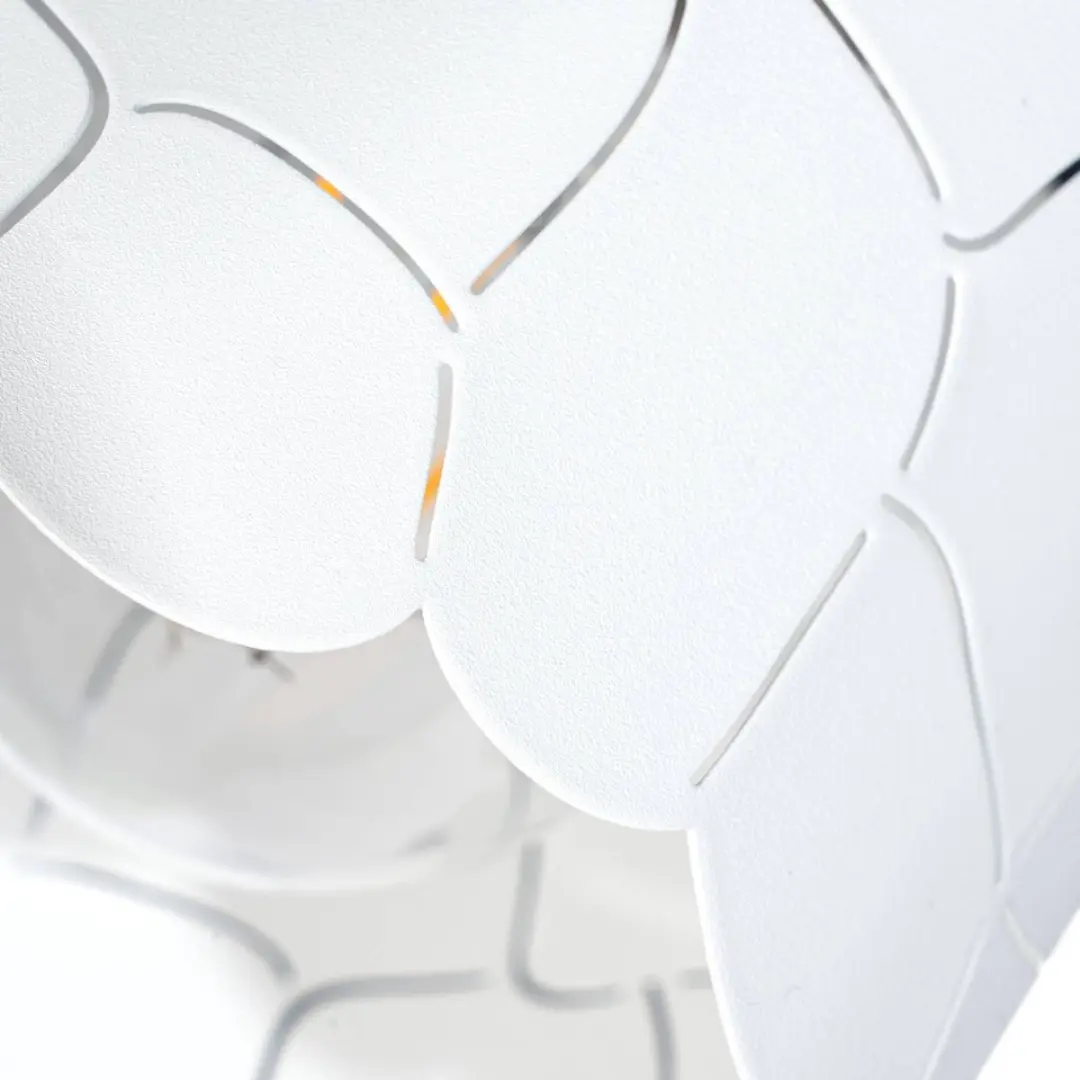 Lindby Plafondlamp 3-licht Metaal - 15cm - E27 - Wit